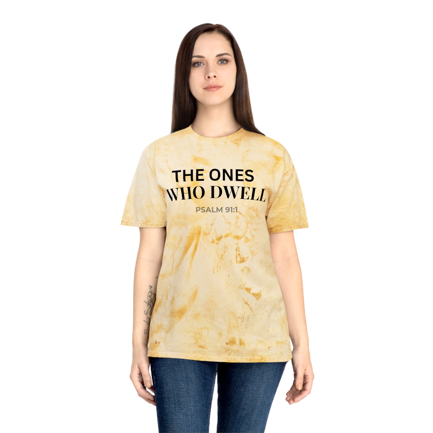 D'Wellers — Psalm 91:1 Inspirational Tie-Dye Tee